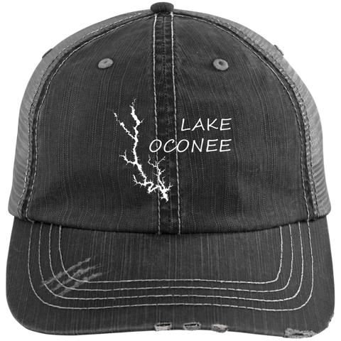 Image of Lake Oconee Distressed Trucker Cap