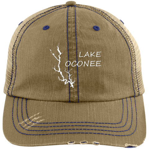 Image of Lake Oconee Distressed Trucker Cap