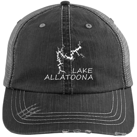 Image of Lake Allatoona Distressed Trucker Cap