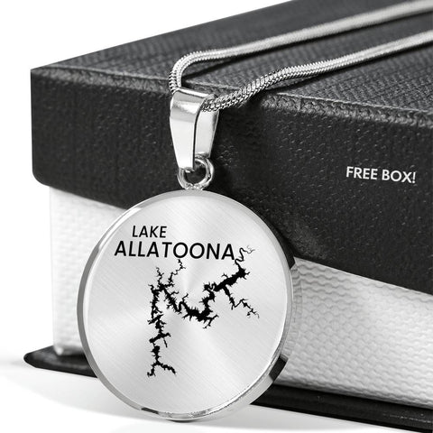 Image of Lake Allatoona Circle Necklace