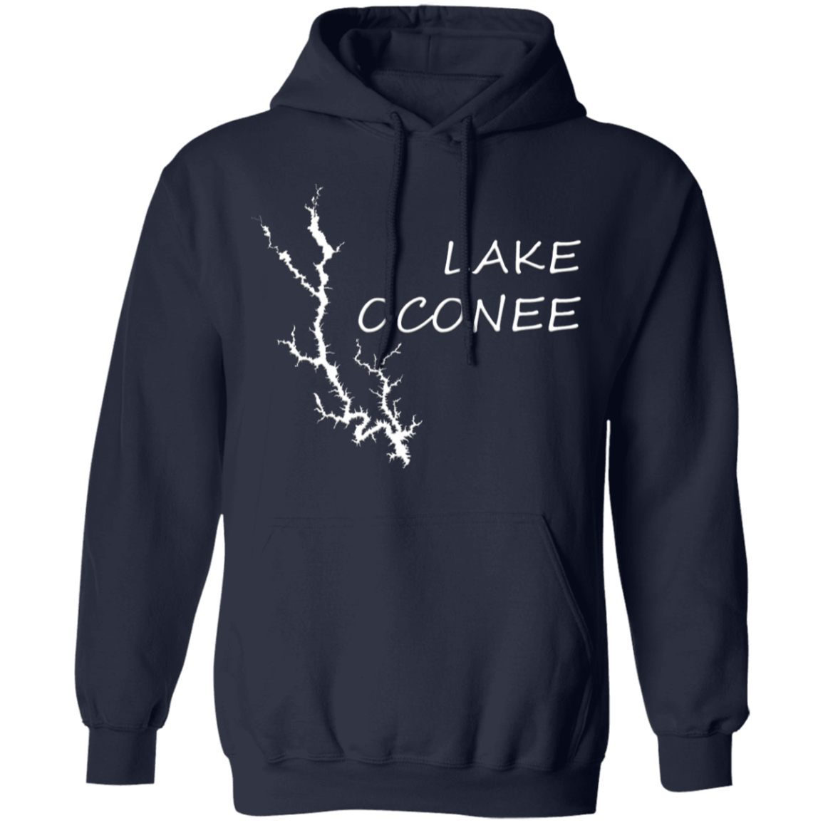 Lake Oconee Pullover Hoodie 8 oz.