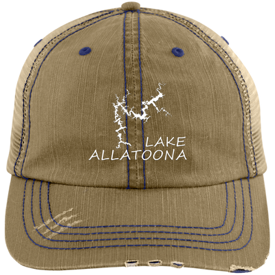 Lake Allatoona Distressed Trucker Cap