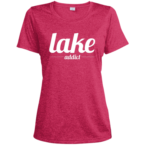 Image of Lake Addict  Dri-Fit Ladies Moisture-Wicking T-Shirt