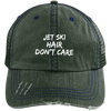 Jet Ski Hair Distressed Unstructured Trucker Cap