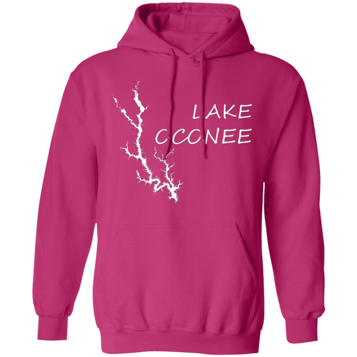 Lake Oconee Pullover Hoodie 8 oz.