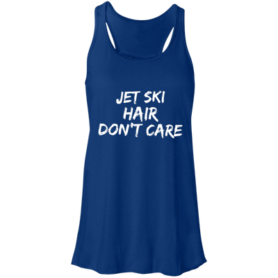 Jet Ski Hair Flowy Racerback Tank