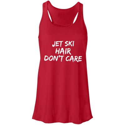 Jet Ski Hair Flowy Racerback Tank