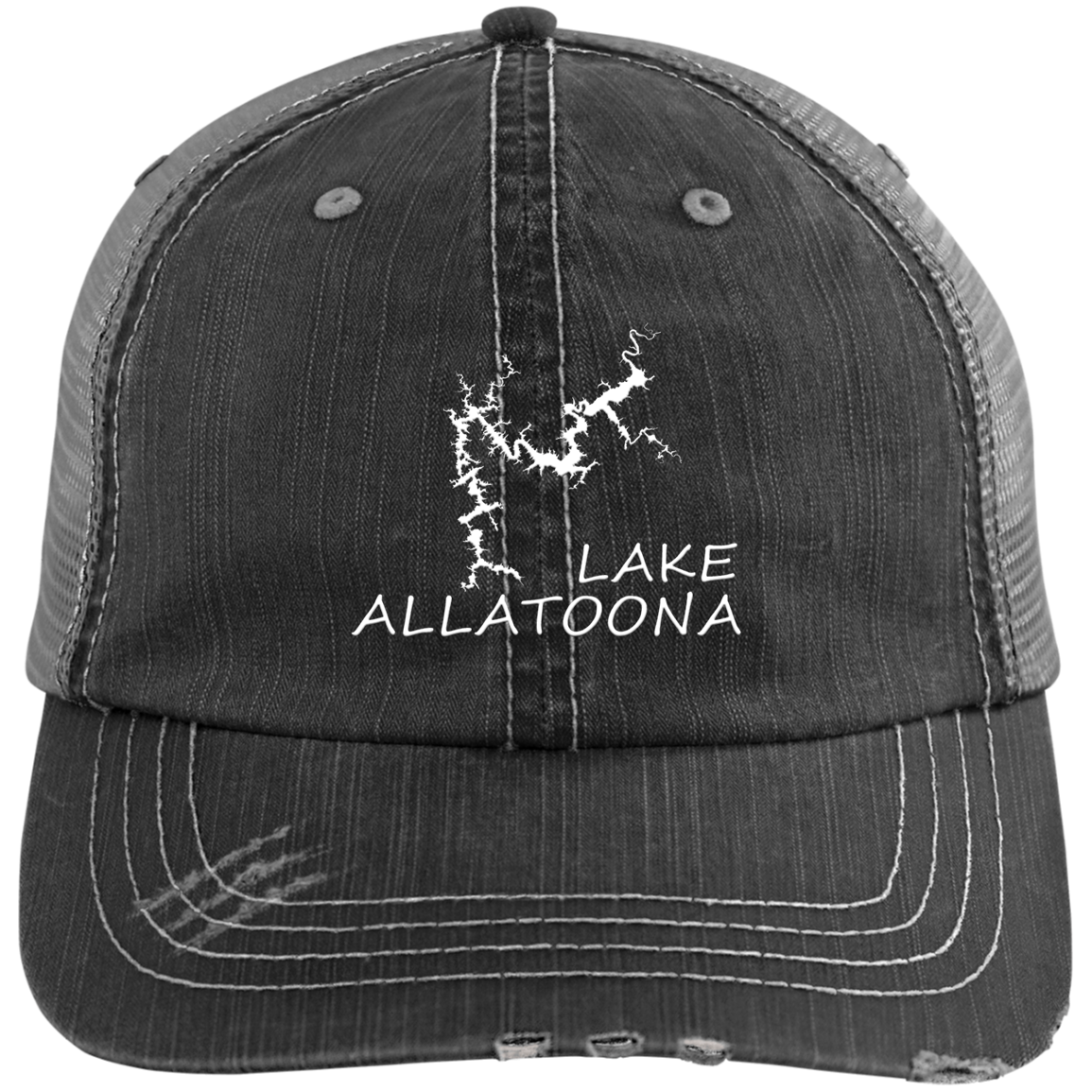 Lake Allatoona Distressed Trucker Cap