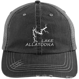 Lake Allatoona Distressed Trucker Cap