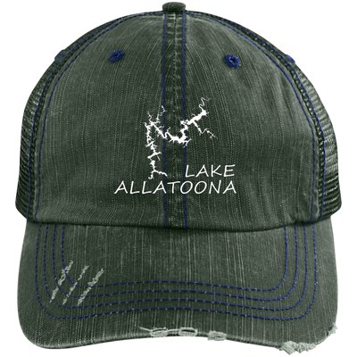 Lake Allatoona Distressed Trucker Cap