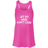 Jet Ski Hair Flowy Racerback Tank