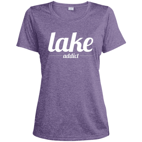 Image of Lake Addict  Dri-Fit Ladies Moisture-Wicking T-Shirt