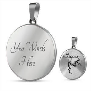 Lake Allatoona Circle Necklace