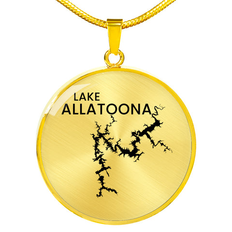 Image of Lake Allatoona Circle Necklace