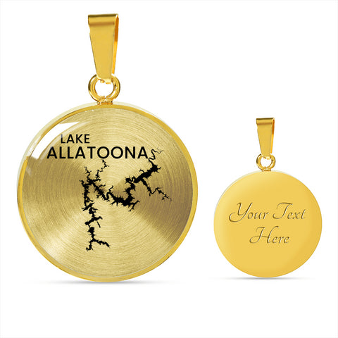 Image of Lake Allatoona Circle Necklace
