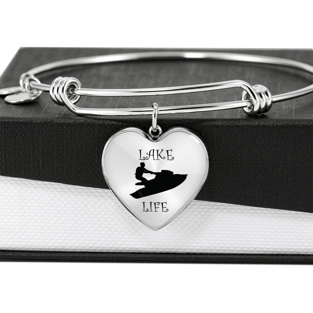 Lake Life PWC Heart Bracelet