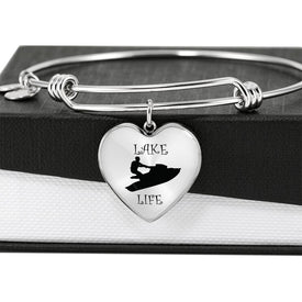 Lake Life PWC Heart Bracelet