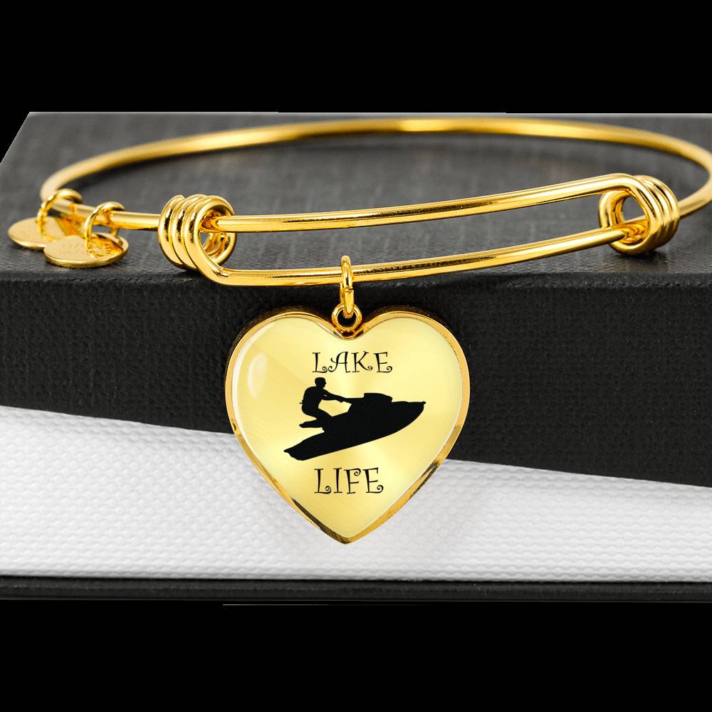 Lake Life PWC Heart Bracelet