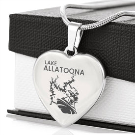 Lake Allatoona PWC Heart Necklace