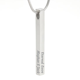 Personalized Vertical Stick Necklace