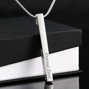 Personalized Vertical Stick Necklace