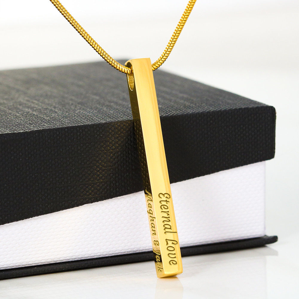 Personalized Vertical Stick Necklace